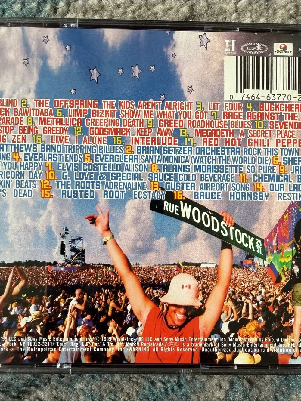 Sony Woodstock 99 Concert Compilation 2-CD Set